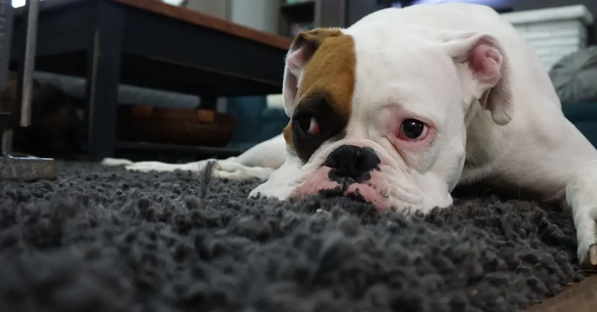 Why does my dog dig at the carpet