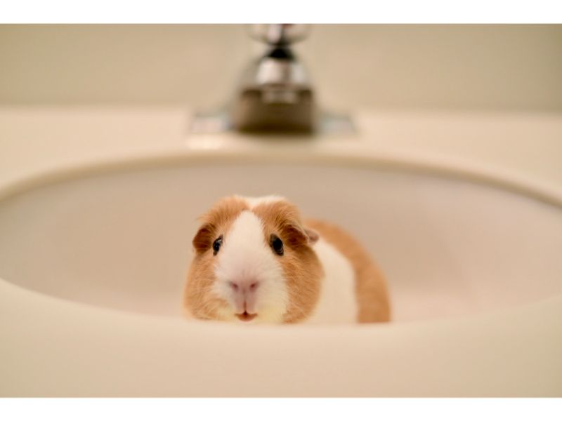 How to bathe guinea pigs
