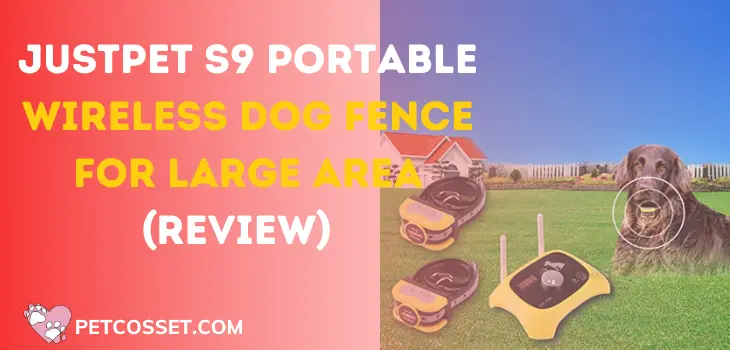 JUSTPET S9 Portable Wireless Dog Fence For large Area (Review)